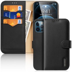 Dux Ducis Hivo Δερμάτινη Θήκη με Βάση Στήριξης για iPhone 12 Pro Max μαύρο