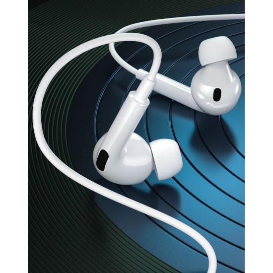WK Y31 Lightning In-ear Handsfree με Βύσμα Lightning Λευκό WK Y31 Lightning In-ear Handsfree με Βύσμα Lightning Λευκό