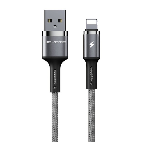 WK Design Kingkong Series Data Cable USB - Lightning 3A (WDC-128i) Μαύρο