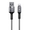 WK Design Kingkong Series Data Cable USB - Lightning 3A (WDC-128i) Μαύρο