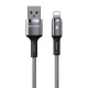 WK Design Kingkong Series Data Cable USB - Lightning 3A (WDC-128i) Μαύρο