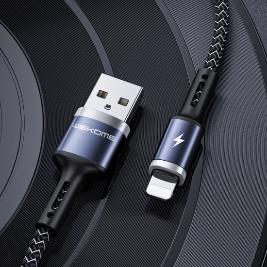 WK Design Kingkong Series Data Cable USB - Lightning 3A (WDC-128i) Μαύρο