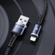 WK Design Kingkong Series Data Cable USB - Lightning 3A (WDC-128i) Μαύρο