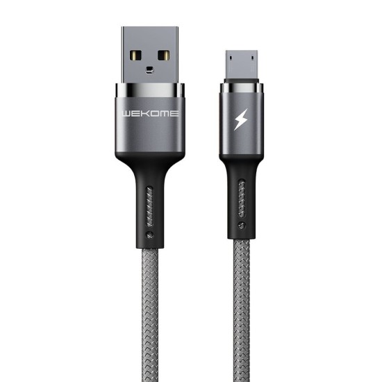 WK Design Kingkong Series Data Cable USB - Micro USB 3A (WDC-128m) Μαύρο