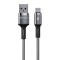 WK Design Kingkong Series Data Cable USB - Micro USB 3A (WDC-128m) Μαύρο