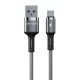WK Design Kingkong Series Data Cable USB - Micro USB 3A (WDC-128m) Μαύρο