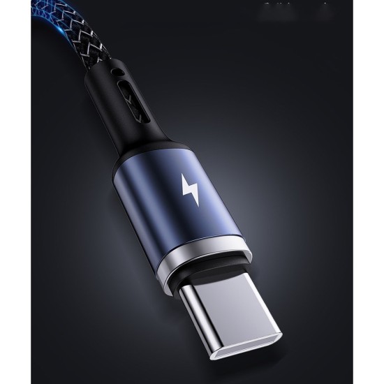 WK Design Kingkong Series Data Cable USB - Micro USB 3A (WDC-128m) Μαύρο