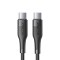 Joyroom USB 2.0 Cable USB-C male - USB-C male 1.2m (S-1230M3) Μαύρο