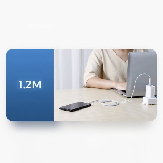 Joyroom USB 2.0 Cable USB-C male - USB-C male 1.2m (S-1230M3) Μαύρο