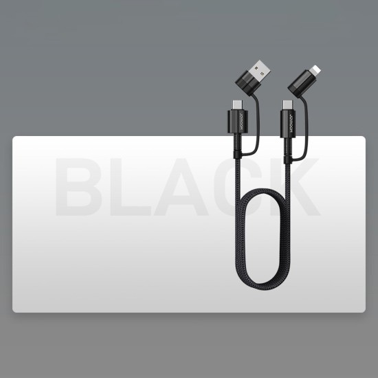 Joyroom 4in1 multifunction fast charging cable USB Type C / USB - USB Type C / Lithtning Quick Char