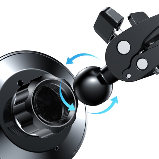 Joyroom Car Magnetic Holder Qi Wireless Inductive Charger 15W Black