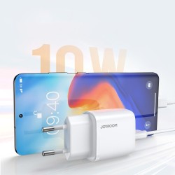 Joyroom Φορτιστής Ταξιδιού 2x USB 2,1A (L-2A101) Λευκό