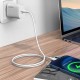 Joyroom Φορτιστής Χωρίς Καλώδιο με Θύρα USB-C 20W Power Delivery Λευκός (L-P201)