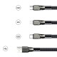 Joyroom 3in1 USB cable - Lightning / microUSB / USB Type C 3,5A 480 Mbps 1,3m (S-1335K4) Κόκκινο
