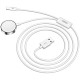 Joyroom 2in1 wirelee Qi charger for Apple Watch / USB - Lightning cable 1,5 m white (S-IW002S) Joyroom 2in1 wirelee Qi charger for Apple Watch / USB - Lightning cable 1,5 m white (S-IW002S)