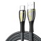 Joyroom Mermaid series USB - Καλώδιο USB Type C 3A 1,2m (S-1230K6) μαύρο