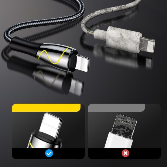 Joyroom Mermaid series USB - Καλώδιο USB Type C 3A 1,2m (S-1230K6) μαύρο
