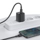 Joyroom small fast charger USB Type C PD 25W EU plug black + USB Type C - USB Type C cable (L-P251)