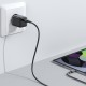 Joyroom small fast charger USB Type C PD 25W EU plug black + USB Type C - USB Type C cable (L-P251)