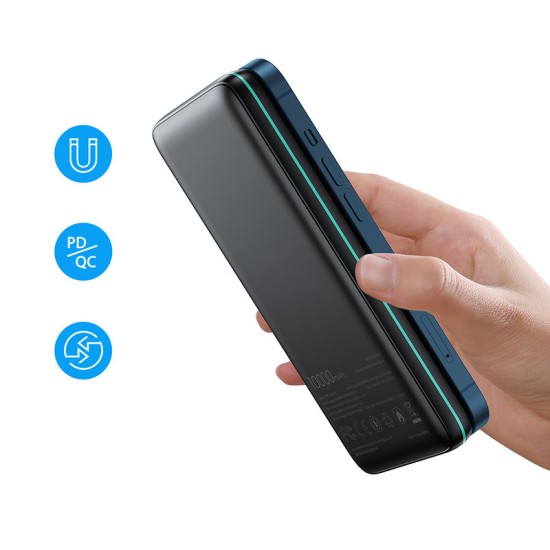Joyroom Power Bank 10000mAh 20W Power Delivery Quick Charge 15W Magnetic Wireless Charger Qi for iP