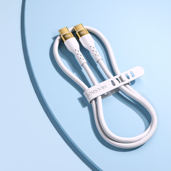 Joyroom Liquid Silicone USB Type C - USB Type C charging / data cable PD 100W 1.2m (S-1250N18-10) Λ