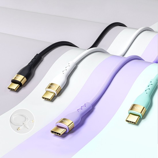 Joyroom Liquid Silicone USB Type C - USB Type C charging / data cable PD 100W 1.2m (S-1250N18-10) Λ