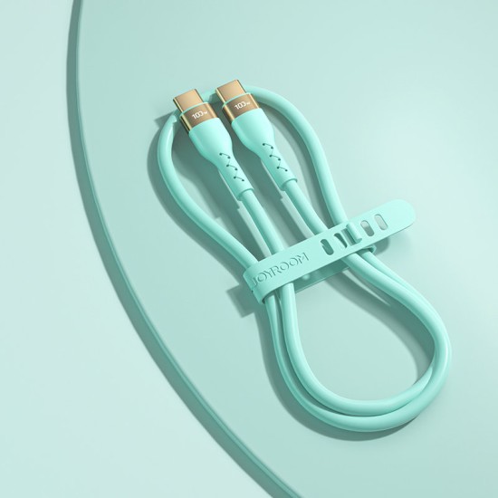 Joyroom Liquid Silicone USB Type C - USB Type C charging / data cable PD 100W 1.2m (S-1250N18-10) Π