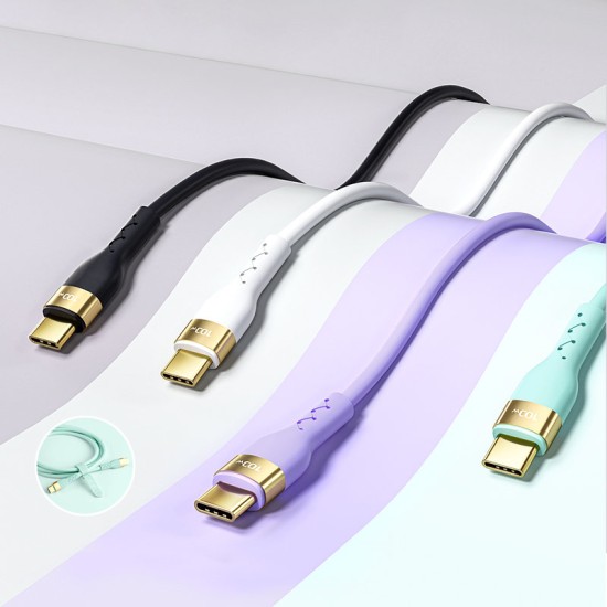 Joyroom Liquid Silicone USB Type C - USB Type C charging / data cable PD 100W 1.2m (S-1250N18-10) Π