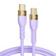 Joyroom Liquid Silicone USB Type C - USB Type C charging / data cable PD 100W 1.2m (S-1250N18-10) Μ