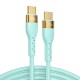Joyroom Liquid Silicone USB Type C - USB Type C charging / data cable PD 100W 2m (S-2050N18-10) Πρά
