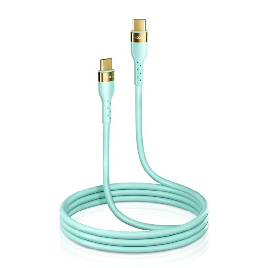 Joyroom Liquid Silicone USB Type C - USB Type C charging / data cable PD 100W 2m (S-2050N18-10) Πρά