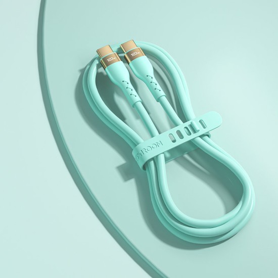 Joyroom Liquid Silicone USB Type C - USB Type C charging / data cable PD 100W 2m (S-2050N18-10) Πρά