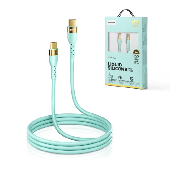 Joyroom Liquid Silicone USB Type C - USB Type C charging / data cable PD 100W 2m (S-2050N18-10) Πρά