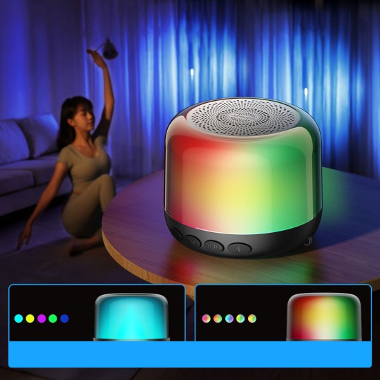 Joyroom bluetooth 5.1 RGB Wireless Speaker (JR-ML03) Μαύρο