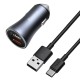 Baseus Golden Contactor Pro fast car charger 2x USB 40 W Quick Charge SCP FCP AFC + USB cable - USB