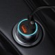 Baseus Golden Contactor Pro fast car charger 2x USB 40 W Quick Charge SCP FCP AFC + USB cable - USB