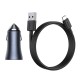 Baseus Golden Contactor Pro fast car charger 2x USB 40 W Quick Charge SCP FCP AFC + USB cable - USB