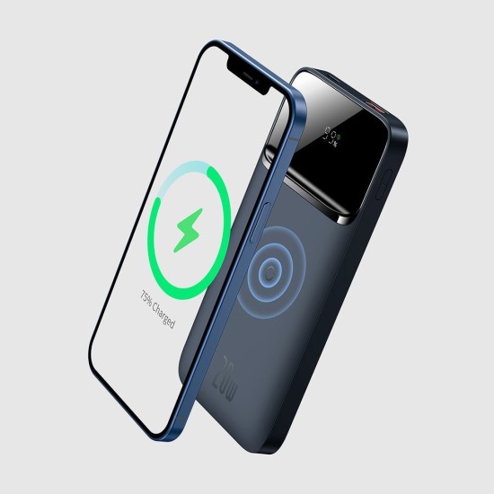 Baseus power bank 10000 mAh 20 W (Power Delivery / Quick Charge) ασύρματος φορτιστής Qi 10 W MagSaf