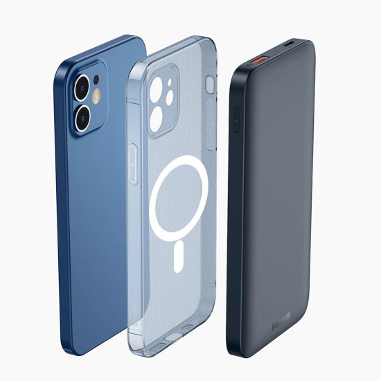 Baseus power bank 10000 mAh 20 W (Power Delivery / Quick Charge) ασύρματος φορτιστής Qi 10 W MagSaf