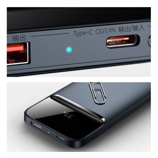 Baseus power bank 10000 mAh 20 W (Power Delivery / Quick Charge) ασύρματος φορτιστής Qi 10 W MagSaf