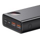 Baseus Adaman Power Bank 20000mAh 65W με 2 Θύρες USB-A και Θύρα USB-C Quick Charge 3.0 Μαύρο