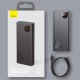 Baseus Adaman Power Bank 20000mAh 65W με 2 Θύρες USB-A και Θύρα USB-C Quick Charge 3.0 Μαύρο
