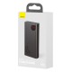 Baseus Adaman Power Bank 20000mAh 65W με 2 Θύρες USB-A και Θύρα USB-C Quick Charge 3.0 Μαύρο