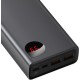 Baseus Adaman Power Bank 20000mAh 65W με 2 Θύρες USB-A και Θύρα USB-C Quick Charge 3.0 Μαύρο