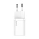 Baseus Φορτιστής Χωρίς Καλώδιο με Θύρα USB-C 30W Power Delivery (Super Si) Λευκός