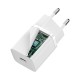 Baseus Φορτιστής Χωρίς Καλώδιο με Θύρα USB-C 30W Power Delivery (Super Si) Λευκός