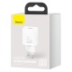 Baseus Φορτιστής Χωρίς Καλώδιο με Θύρα USB-C 30W Power Delivery (Super Si) Λευκός