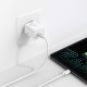 Baseus Φορτιστής Χωρίς Καλώδιο με Θύρα USB-C 30W Power Delivery (Super Si) Λευκός