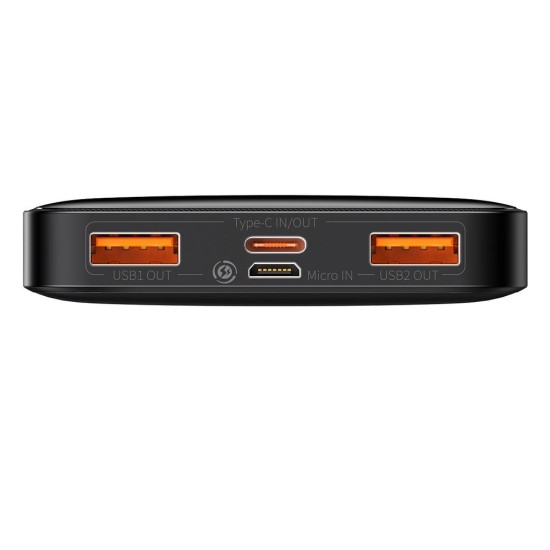 Baseus Bipow Digital Display Power bank 10000mAh 20W 2x USB / USB Type C / micro USB 20W Quick Char Baseus Bipow Digital Display Power bank 10000mAh 20W 2x USB / USB Type C / micro USB 20W Quick Char