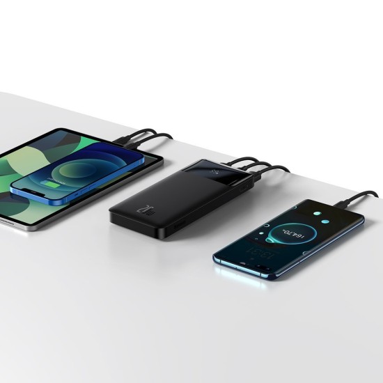 Baseus Bipow Digital Display Power bank 10000mAh 20W 2x USB / USB Type C / micro USB 20W Quick Char Baseus Bipow Digital Display Power bank 10000mAh 20W 2x USB / USB Type C / micro USB 20W Quick Char